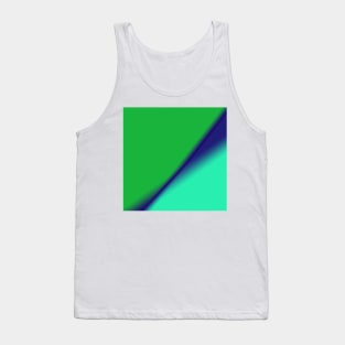 GREEN BLUE TEXTURE ART Tank Top